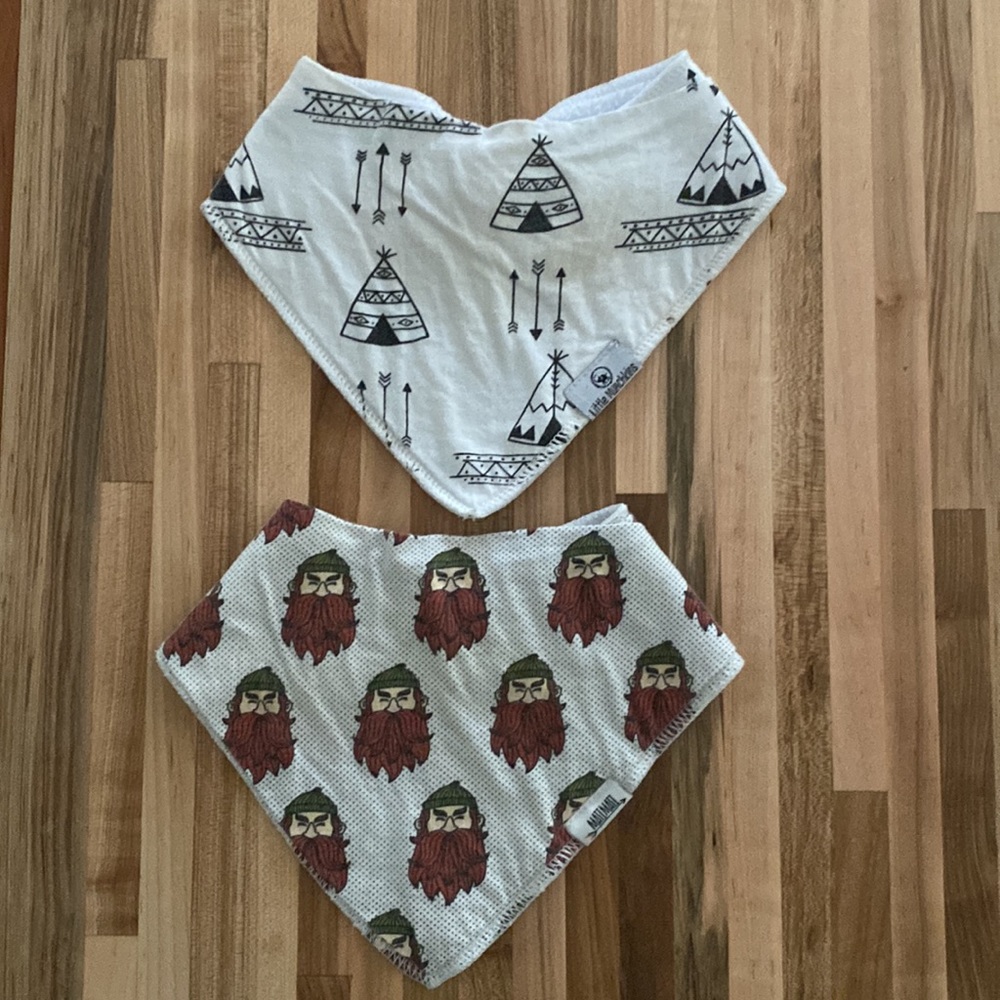 Set of 2 bibs